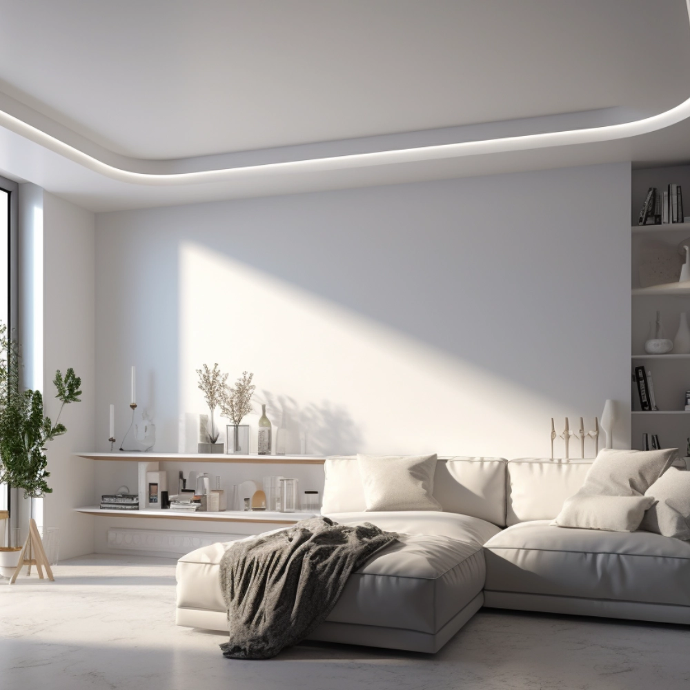 Белый матовый потолок