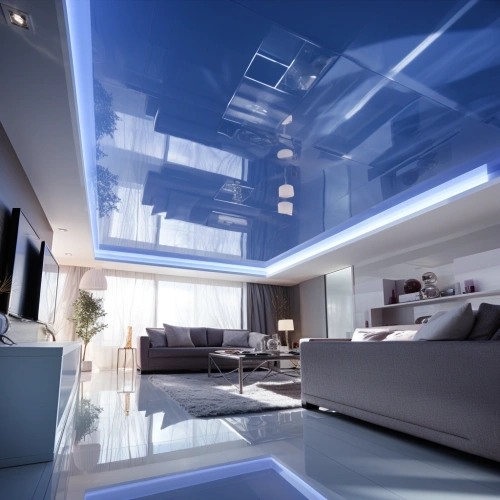 Парящий потолок глянец