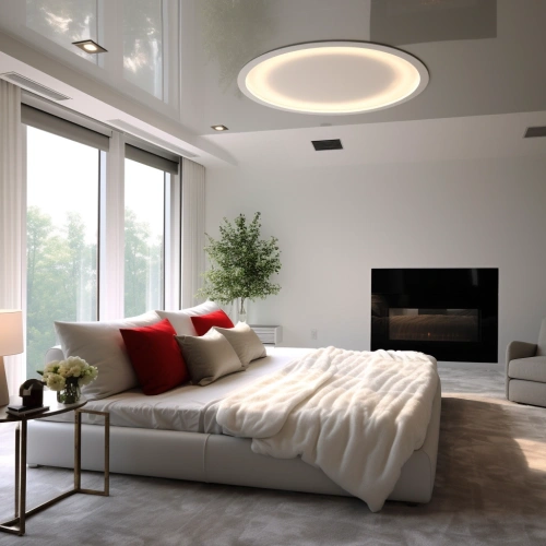 Матовый потолок глянец